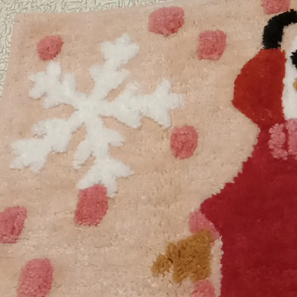 Betsey Johnson Snowman Bath Rug New